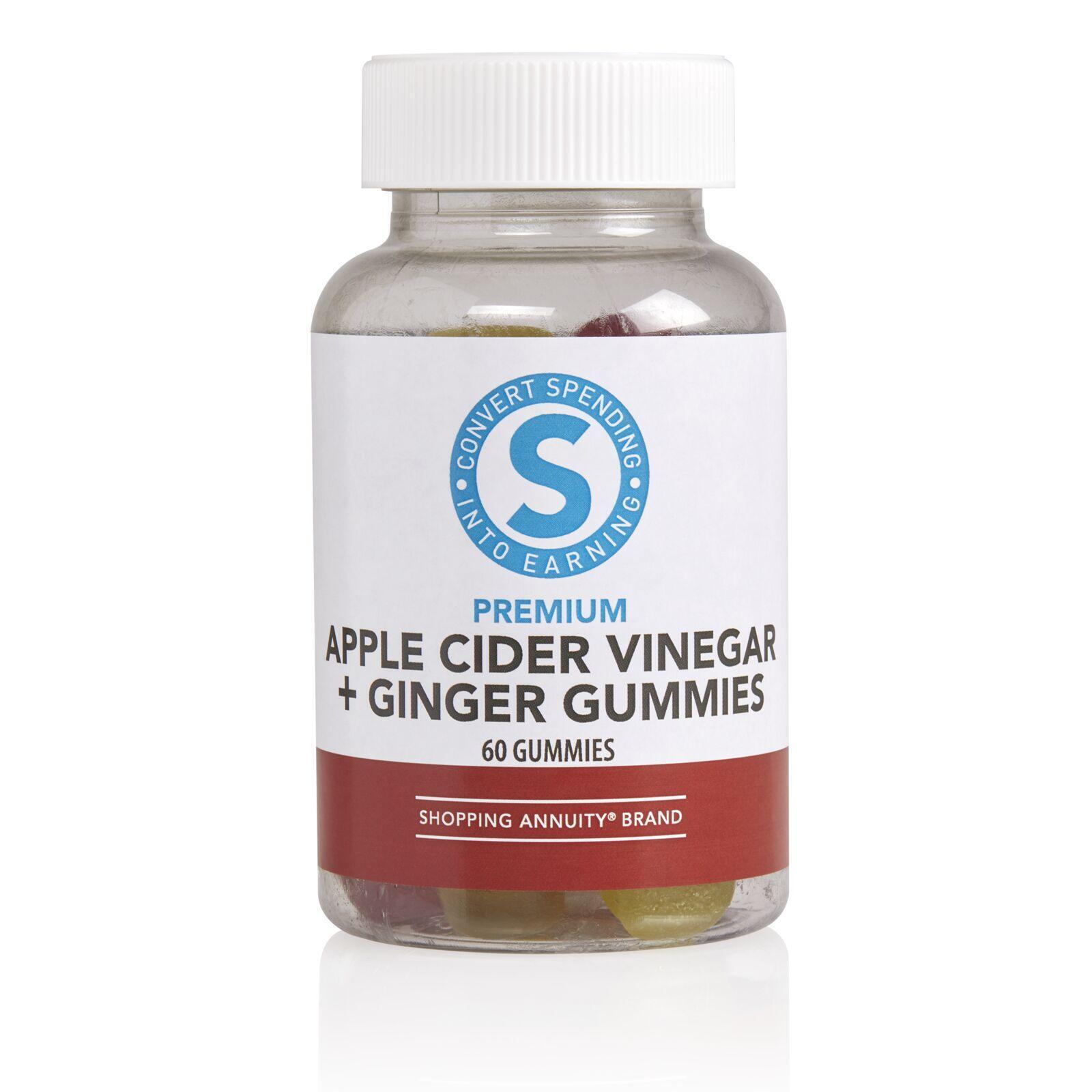 Shopping Annuity® Brand Premium Apple Cider Vinegar + Ginger Gummies