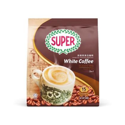 Super Charcoal Roasted White Coffee (Classic 3 in 1) (40gx15s) 