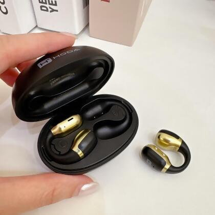 ‼️新色登場‼️黑金特仕版 新上市 【 HODA®】OWS開放式氣傳導真無線藍牙耳機 (黑金特仕版) 