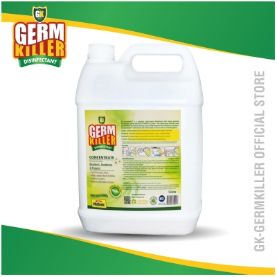 GK Concentrate™ 5L Water Based Disinfectant Active Ingredient: Benzalkonium Chloride 