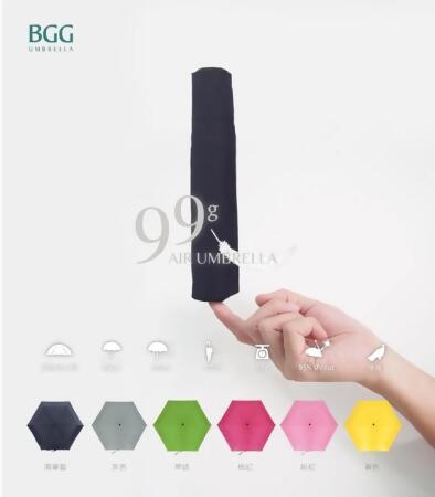 BGG 不可思議的99g 晴羽傘 6色可選 