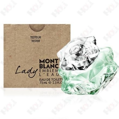 313 469 Tester包裝 Mont Blanc Lady Emblem L Eau 萬寶龍海洋之心女性淡香水75ml 環保式外盒 有蓋子from Moli莫麗香水美粧名店at Shop Com Tw