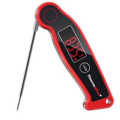 ThermoPro TP19 Ultra-fast Thermocouple Instant Read Thermometer - Ultra Fast & Highly Accurate  - Instant read meat thermometer features a precise thermocouple sensor get speedy readings in 2-3 seconds, accurate to ±0.9?(±0.5°C).      100% Waterproof & Safe  - Cooking Thermometer can be rinsed off under running...