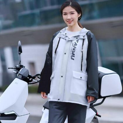 五種尺寸任選！兩件式拼色雨衣 成人雨衣 兩件式雨衣 拚色雨衣 2件式雨衣 機車雨衣 雨衣 雨褲 摩托車雨衣 情侶雨衣 反光雨衣 輕便雨衣【DO582】 