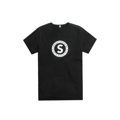 【ShoppingAnnuity】購物年金設計款上衣(中性款-一般版型黑) 