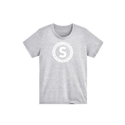 【ShoppingAnnuity】購物年金設計款上衣(中性款-一般版型灰) 