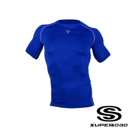 【金石堂】SUPEROADSPORTSMusclePoint專業機能運動短袖緊身衣兩色任選 