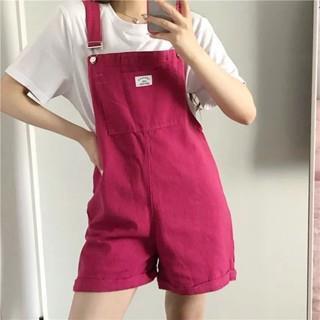 【金石堂】夏季新款韓版女裝設計感小個子顯瘦高腰闊腿桃紅 