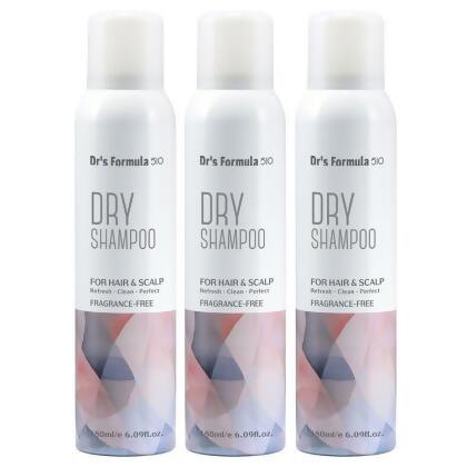 【金石堂】台塑生醫DrsFormula510淨油蓬鬆乾洗髮噴霧淨味無香180ml3入 
