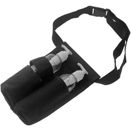 Royal Massage Double Adjustable Massage Oil/Lotion Pump Bottle Holster - Convenient Massage Therapist/Masseuse Belt 