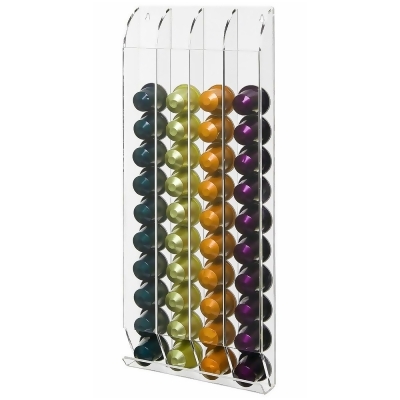 OnDisplay Wall Mounted Acrylic Coffee Capsule/Pod Holder for Nespresso®(not made by Nespresso) 