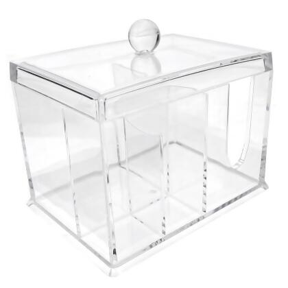 OnDisplay Acrylic Cotton Swab/Pad Cosmetics Organizer alternate image