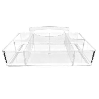 OnDisplay Deluxe Acrylic Makeup and Jewelry Organization Tray - Perfect for Vanity, Bathroom Counter, or Dresser alternate image