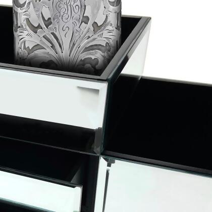 OnDisplay Emma 2 Drawer Tiered Mirrored Glass Makeup/Jewelry Organizer - Mirror Beauty Station - Perfect for Vanity, Bathroom Counter, or Dresser alternate image