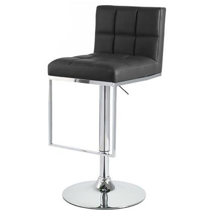 Modern Home Alex Contemporary Adjustable Height Bar/Counter Stool - Chrome Base/Footrest Barstool alternate image