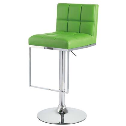Modern Home Alex Contemporary Adjustable Height Bar/Counter Stool - Chrome Base/Footrest Barstool alternate image