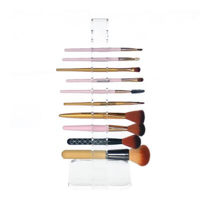 OnDisplay Acrylic Cosmetic Brush Organization Tower - Handmade Clear Acrylic Makeup Pencil/Brush Organizer for Vanity/Bath alternate image