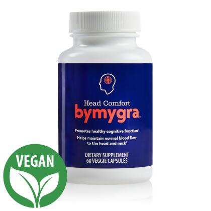 Bymygra™ - Two ways to help maintain head comfort are to maintain normal serotonin, which is a messenger that helps regulate the diameter of the blood vessels.  Stable serotonin levels help the blood vessels in the brain to maintain normal blood vessel...