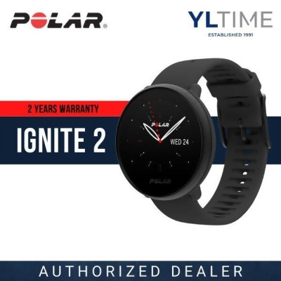 POLAR Ignite 2 - Fitness Watch With GPS and Smart Features [2 Years Warranty] 