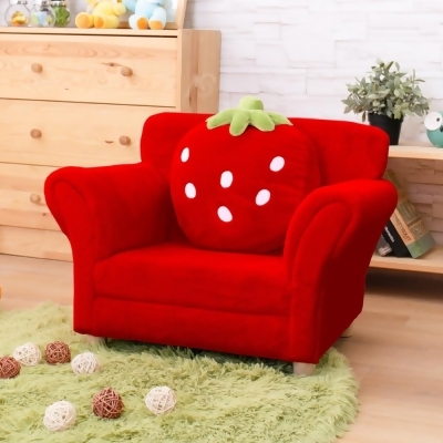 AS-紅色草莓單人椅-67x50x48cm 
