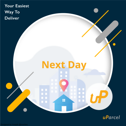 <200 cm (H+L+W) & max 25kg | Next Day Delivery 