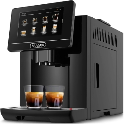 Zulay Kitchen Magia Super Automatic Coffee Espresso Machine Espresso Coffee Maker 1800ml - Black 