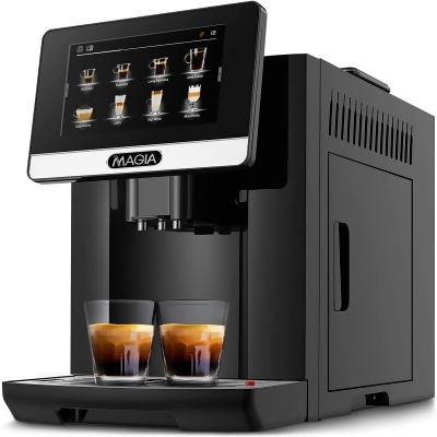 Zulay Kitchen Magia Super Automatic Coffee Espresso Machine Espresso Coffee Maker 1800ml - Silver 