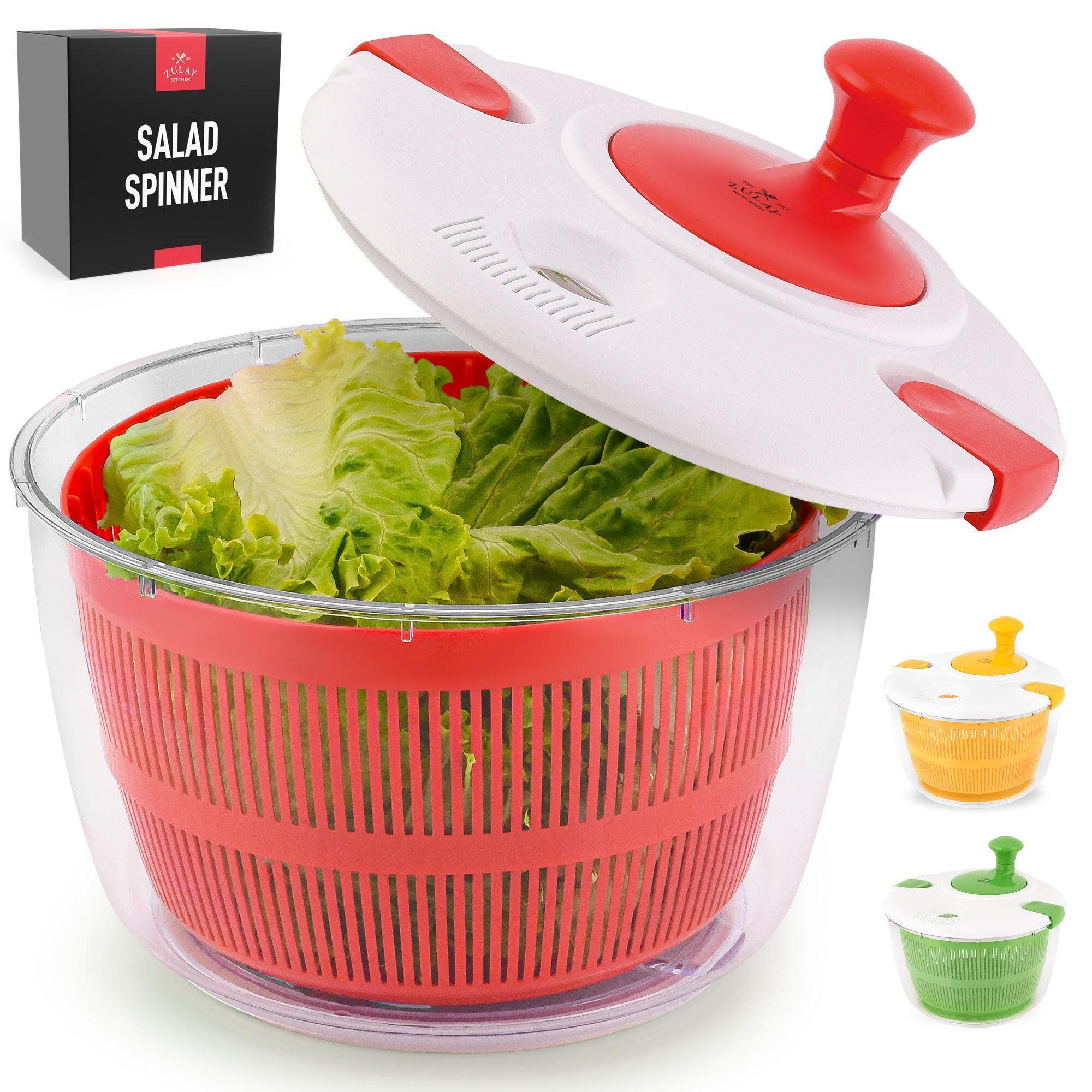 Zulay Kitchen Salad Spinner Large 5L Capacity