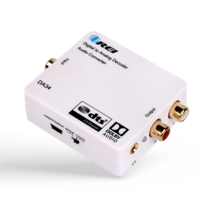 UPC 798813001085 product image for Orei Da34 Digital to Analog Audio Decoder SPDIF/Coaxial 5.1Ch Input to L/r 3.5mm | upcitemdb.com