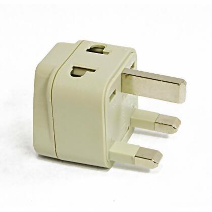 OREI 2 in 1 UK Universal Travel Adapter Plug - US to UK Type G - Grounded alternate image