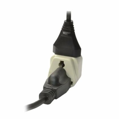 OREI 2 in 1 UK Universal Travel Adapter Plug - US to UK Type G - Grounded alternate image
