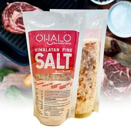 [TWIN PACK] OHALO HIMALAYAN PINK ROCK SALT (COARSE) 500G 