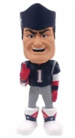 FOCO NFL Unisex-Adult NFL Team Mascot Action Pose Light Up Ball Bobblehead