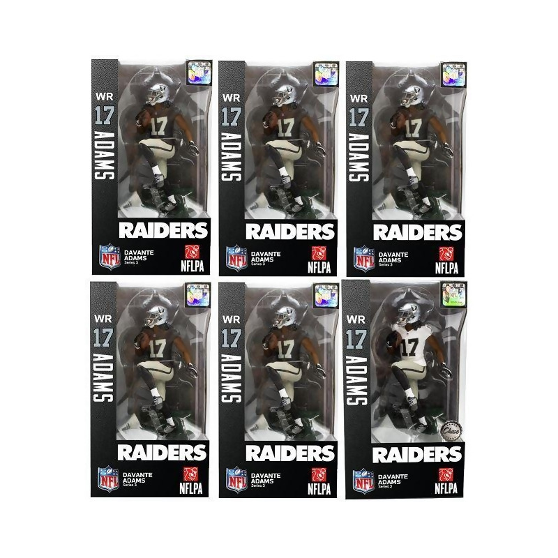 Davante Adams (Las Vegas Raiders) Imports Dragon NFL 6 Figure Series 3 -  CLARKtoys