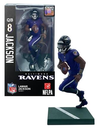 Lamar Jackson (Baltimore Ravens) Imports Dragon NFL 6 Figure Series 1