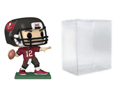 Tom Brady (Tampa Bay Buccaneers) NFL Funko Pop! Series 8 w/Ecotek Protective Case