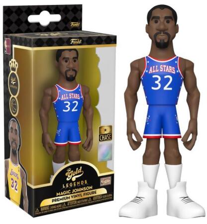 Magic Johnson (Los Angeles Lakers) Funko Gold NBA Legends 5
