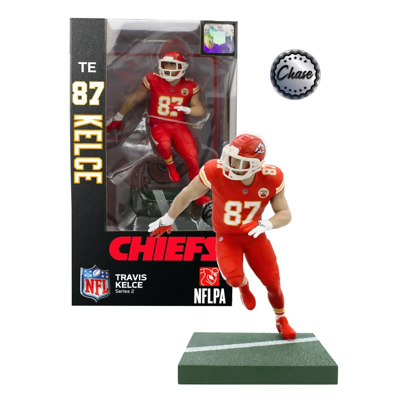 Travis Kelce (Kansas City Chiefs) Imports Dragon NFL 6 Figure Series 2 -  CLARKtoys