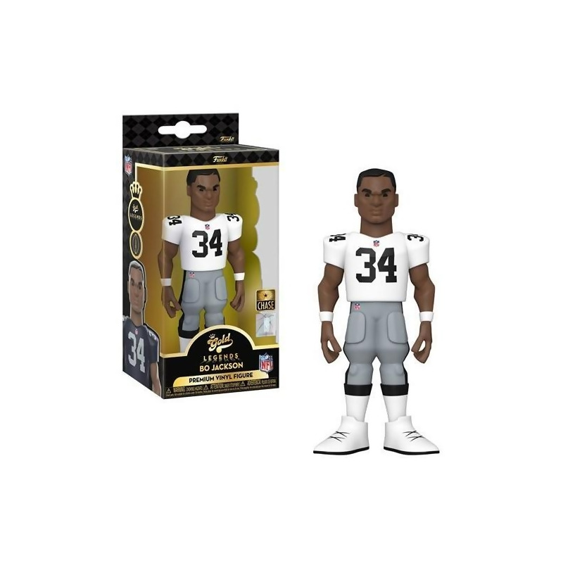 Bo Jackson (Los Angeles Raiders) Funko Vinyl Gold 5 NFL Legends - CLARKtoys