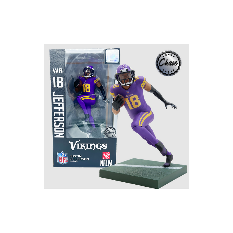 NFL Series 3 Minnesota Vikings Justin Jefferson Action Figure