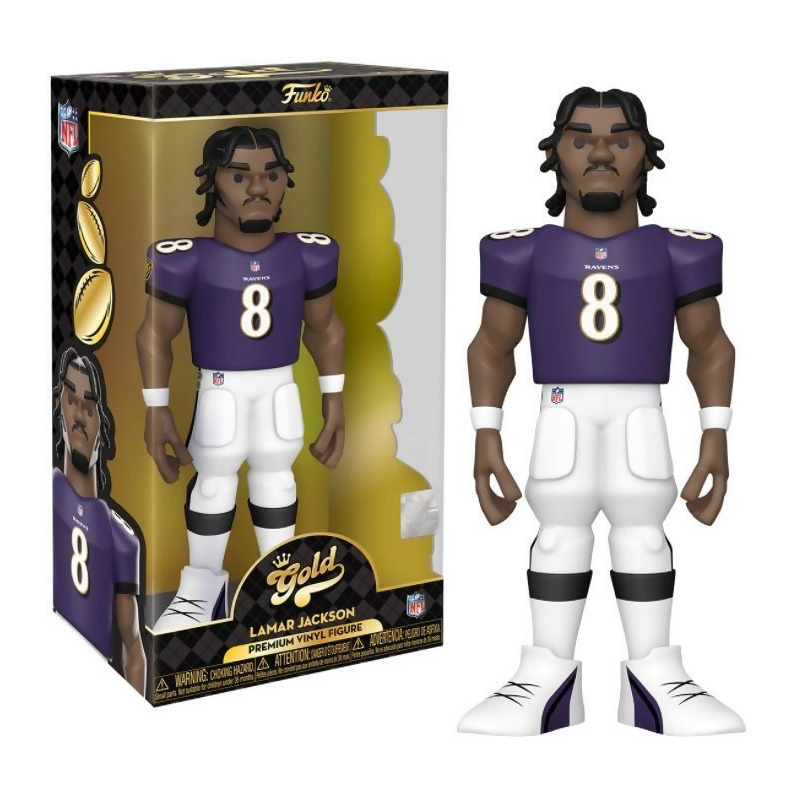 Lamar Jackson (Baltimore Ravens) Funko Gold 12 NFL - CLARKtoys