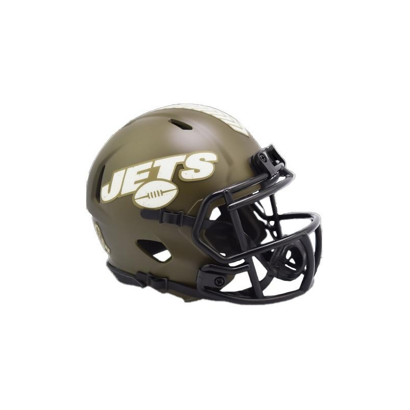 New York Jets Riddell Salute To Service Mini Helmet, 56% OFF