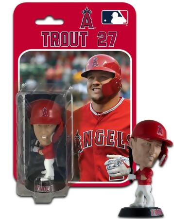 I didn't have any luck in my search of where to buy the Bean Plush but I  did discover this official MLB Shop item. Meet the Mike Trout 24 Player  Plush Studd 