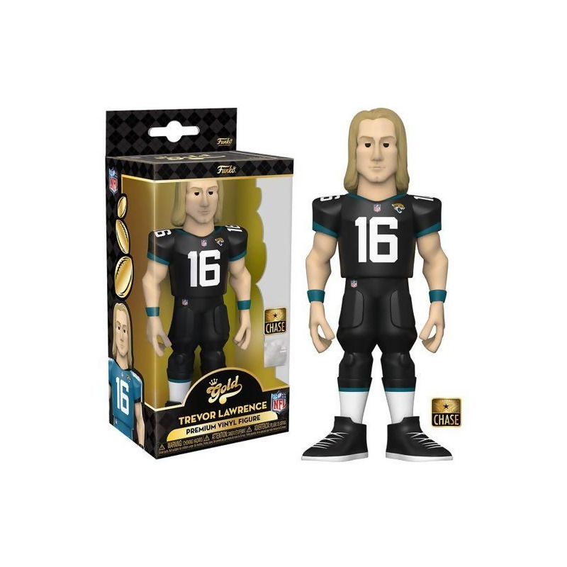 FUNKO GOLD Trevor Lawrence JACKSONVILLE JAGS Premium CHASE Figure