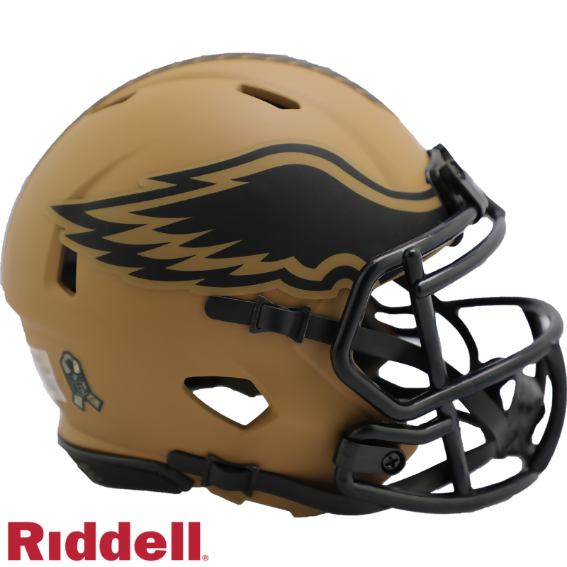 Riddell Philadelphia Eagles 2023 Salute to Service Speed Mini Helmet