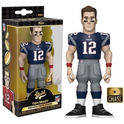 Tom Brady (New England Patriots) Funko Gold 5 NFL CHASE - CLARKtoys