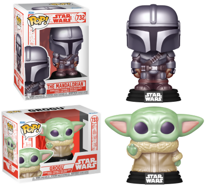 Star Wars Holiday Ornament Funko Pop! Complete Set (2) 