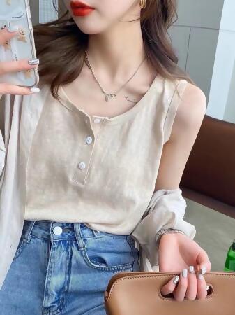 氣質簡約夏日百搭背心