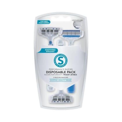 Shopping Annuity™ Brand Performance Razors Disposable Pack for Men