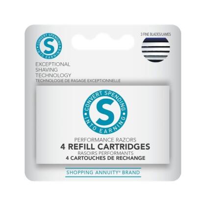 Shopping Annuity™ Brand Performance Razors Refill Cartridges